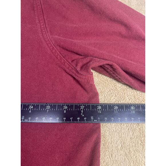 Eddie Bauer Men's Outdoor Outfitter Double Pocket L/S Shirt, Burgundy, Size: XL - Picture 4 of 8